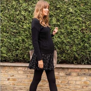 Seraphine double layer maternity and nursing tunic